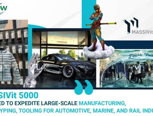 Massivit 5000 – Designed to Expedite Large-Scale Manufacturing, Prototyping, Tooling for Automotive, Marine, and Rail Industries