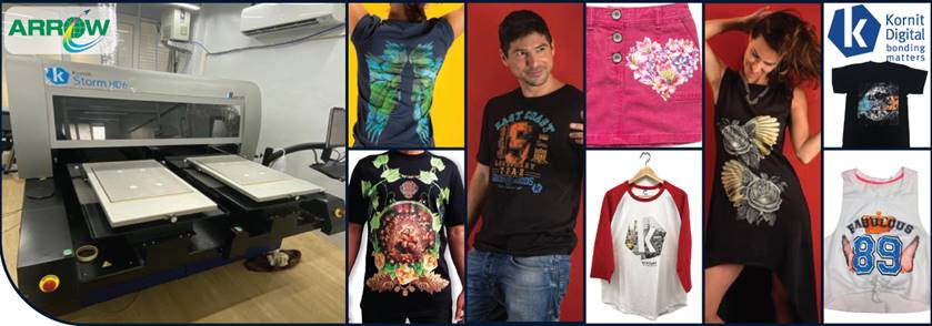 PrinTEX DIGI leads the way with the Kornit HD6, Direct to Garment digital printer in Mumbai – By Arrow Digital