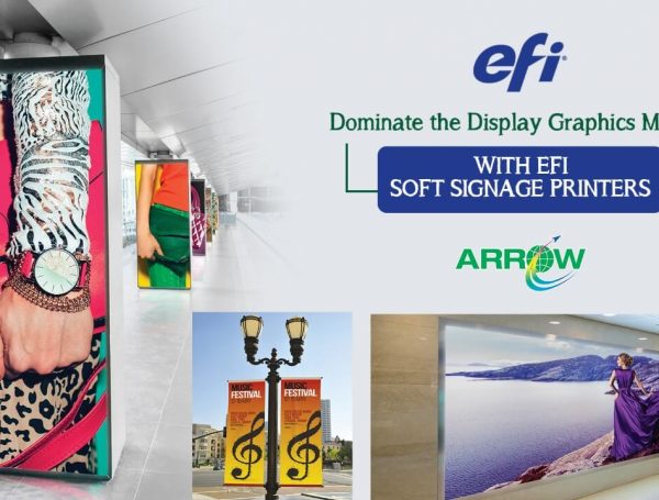 Dominate the Display Graphics Market with EFI Soft Signage Printers